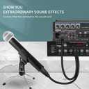 QIANRENON 1/4" Male to XLR Male+Female Balance Cable 1 to 2 Splitter Adapter TRS 6.35mm Male to XLR 3 Pin Male + Female Y Allocation Connect Extension Cable 36cm/14.2in