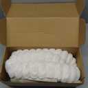 Zakkart SnugCloud Cat Window Perch with 4-Sided Bolster - Orthopedic Cat Hammock for Window Sill - Solid Hardwood & Metal Frame - Window Seat for Pets (Natural Color Wood w/White Bed, Medium) (Medium (22"x15"))