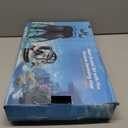 Snorkeling Gear for Adults Men Women,4 in 1 Snorkel Set with Panoramic View Diving Mask Anti-Fog Anti-Leak,Dry Top Snorkel,Fins and Travel Bag for Swimming,Snorkeling and Travel Diving (ML/XL, LightBlue)