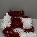 Bright Creations Giant Candy Cane - 2 Pack, 50 in, Red & White Tinsel - Garden & Outdoor Decor - Outdoor Tinsel Decor