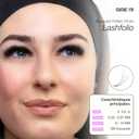 Curacoro LashFolio Narrow Promade Fans, Handmade Volume Eyelashes, 5D~10D, C CC D Curl, Thickness 0.03~0.07mm, 8-15mm Length, Professional Long-Lasting Promade Lash Fans (5D-0.07 CC, 8mm-15mm)