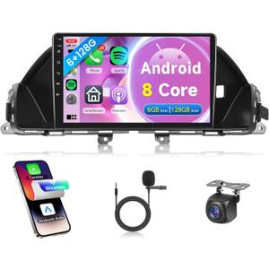 8 Core 6G 128G Android Car Radio Carplay for Honda Odyssey 2010-2017, Rimoody Car Stereo GPS DSP-36 59-UI Themes 9 Inch Touchscreen Android Auto Bluetooth FM/RDS Mirror Link Camera