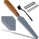 Guitar Fret Crowning File, Dual Side Fret Crowning Tool Files, Fret polishing kit, Luthier Tools, Professional High Carbon Steel Design for Electric, Acoustic, Bass Guitar