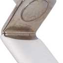 Hillman Zinc Shelf Pins with White Plastic Tip (3/8" Length Fits 1/4" Hole) - 12 Piece