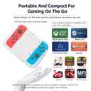 MystiForge ergonomic grip and clip for Joycon, Compatible with switch/switch oled