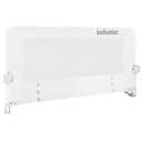 KOOLDOO Bed Rail for Toddlers, 59â€ExtraLong Swing Down Tall Bed Rail Guard for Baby, Kids Safety, for Twin, Full, Queen & King Size Bed, Safety Side Railing Guards for Kids(59"*22.8", White)