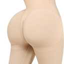 SHAPELLX Shapewear For Women Tummy Control High Waisted Body Shaper Shorts Butt Lifting Shapewear Higher Power Panties (Beige, XXXL)