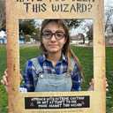 2 x LaVenty Have You Seen This Wizard Photo Booth Prop Wizard Inspired Photo Booth Frame Wizard Birthday Party Photo Booth Props for Wizard Theme Party Decorations (Multi Color)