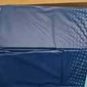 Large Foldable Swimming Kiddie Pool 83" L x 55" W x 22" H Hard Plastic Square Pool for Kids & Dogs, Reinforced Sidewalls for Backyard Use