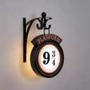 Platform 9 3/4 Night Light, 16-Color Changing LED Wall Lamp with Remote Control,Decorative Light for Bedroom, Nursery, Game Room, Unique Gift