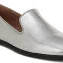 Naturalizer Womens Effortless Slip-on Loafer Flat (5, Silver Leather)