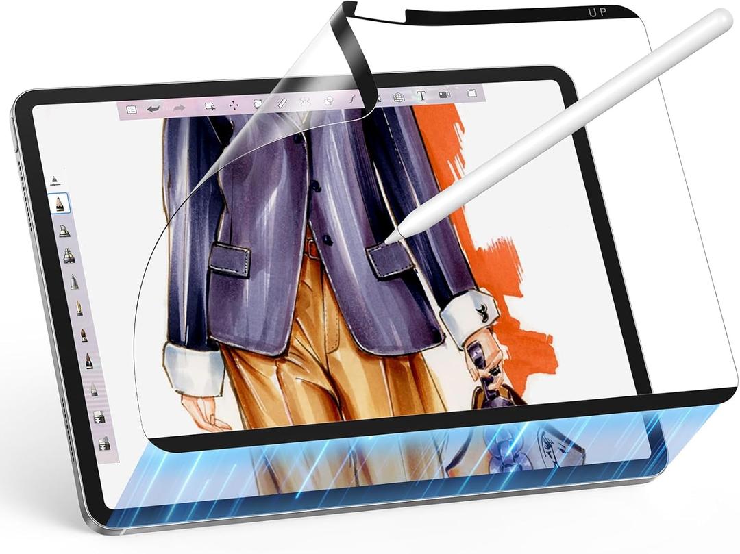 ESR Paper-Feel Magnetic Screen Protector for iPad Pro 11 Inch (M5/M4) 2025/2024, Write and Draw Like on Paper, Detachable and Reusable, Compatible with Tempered Film, Matte Finish