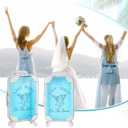 Honeydak 6 Pcs Last Toast on The Coast Bachelorette 6.7 x 3.7 x 1.8 Inches Mini Suitcase Party Favor Travel Gift Box Favor Luggage Storage Box for Bridal Wedding Beach Party Decor for Girls Women