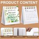 Engrowtic 30 Pcs Mother's Day Christian Gifts Bulk Daily Bible Verse Mini Desk Calendars 2026 Mother's Day Church Gifts Small Floral Scripture Christian Perpetual Calendar for Mom Women, 3 x 2.6 Inch
