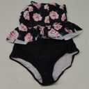 2025 Women Bikini Set Underwear Ladies Summer Swimsuit 2 Pcs Black, Medium