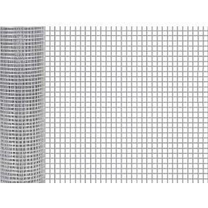 Hardware Cloth 48in x100ft 1 Inch Galvanized, Chicken Rabbit Snake Cage Fence Mesh Roll,Garden Plant Welded Metal Wire Fence,Poultry Animal Netting Cage Screen.