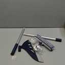 Magic Air Silicone Broom Sweeper, Multifunction Silicone Broom, Household Squeegee for Floor Cleaning, Bathroom, pet Hair, Blue Dog Brush Set (Blue)