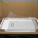 Haotian Bathroom Laundry Cabinet with Tilt-out Hamper, White BZR105-W (short)