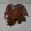 SATINIOR 70s 60s Hippie Costume Set 70s Outfits Accessories Women Disco Dress for Halloween (Adult Size (X-Large))