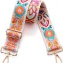 S-Jacorry Purse Strap Replacement Crossbody Wide Shoulder Strap Adjustable Canvas Straps Handbag Strap Replacement Belts