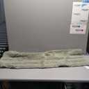 H.VERSAILTEX Bath Rugs for Bathroom Non Slip Bath Mats Extra Thick Chenille Striped Bath Rug Runners 47" x 17" Absorbent Fluffy Soft Shaggy Mats Dry Fast Plush Area Carpet for Bath Room - Sage