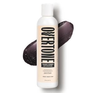 Overtone Daily Color Depositing Conditioner: 8oz Temporary Coloring Conditioner w/Shea Butter & Coconut Oil, Refresh Color & Prevent Fading, Vegan & Cruelty-Free, Extreme Silver is Twilight Titanium
