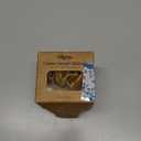 Gold Velvet Ribbon 1 Inch x 6 Yd Crinkled Handmade Frayed Vintage Ribbons for Christmas Gift Wrapping Tree Home Decor Wreath Craft Ornaments