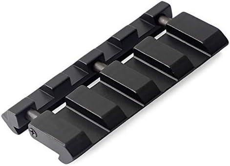 11mm Dovetail to 20mm Picatinny/Weaver Low Pro Snap-in Rail Adaptor 4 Slot & 9 Slot for Red Dot Reflex Holographic Sight Laser Scope and Other Optics