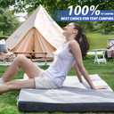 CYMULA Memory Foam Camping Mattress Pad, CertiPUR-US Sleeping Mat, Portable Roll Up Mattress for Adults, Camping Bed Pads for Sleepover, Car Bed with Travel Bag, Single-75x30x3"