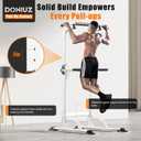 DONIUZ Power Tower Pull Up Bar and Dip Station, Multi-Function Home Gym, Strength Training Fitness Equipment, Height Adjustable