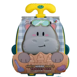 Sand Toy Suitcase for Sculpture Shovel Mold Seaside 8Pcs Beach Water Play Party Favor Sandcastle for Play