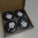 4 x 65mm Wheel Centre Alloy Hub Center Caps Compatible with VW 3B7 601 171 / 6U7 601 171 Hubcaps Black CV 22 X