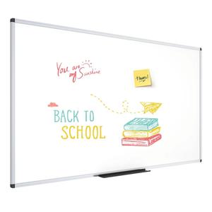 VIZ-PRO Dry Erase Board/Whiteboard, Wall Mounted Board for School Office and Home