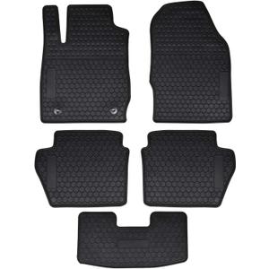 Car Floor Mats Custom Fit for Ford Fiesta StSport Only 2011 2012 2013 2014 2015 2016 2017 2018 2019 Odorless Washable Heavy Duty Rubber (All Weather) Floor Liners Set Black