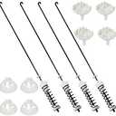 Updated W10780048 WTW4800XQ4 WTW4800XQ1 RTW4640YQ1 ATW4675YQ1 Washer Suspension Rod Replacement for Whirlpool Kenmore Maytag Amana WTW4800XQ2 MVWC200XW2 WTW4930XW1 CAW9244XQ2 NTW4501XQ0 by Techecook