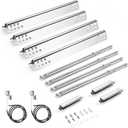 Grill Replacement Parts for Charbroil 463342119,463377319,463332718, 463376519, 463349917, 463625217 Gas Grill, G470-0004-W1A Heat Plate, G470-5200-W1 Burner Ignitors Kit