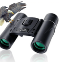 10x25 Compact Binoculars for Adults & Kids - Waterproof with Low Light Night Vision, Ideal for Concerts, Bird Watching, Hunting & Cruises