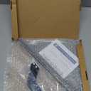 Qeke Corner Shower Shelves, 10 Recessed Tile Shower Shelf Matte Black, 304 Stainless Steel Grout in Corner Tile Bathroom Shelves, No Drilling, 2 Pack