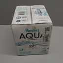 Pampers Aqua Pure Baby Wipes, 99% Water, Fragrance Free, 448 Baby Wipes Total (8X Flip-Top Packs) 