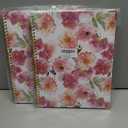 2 x Academic Planner 2025-2026, 8.5" x 11", Weekly & Monthly Planner from JUL.2025 to JUN.2026, Column View Calendar Organizers, Spiral Hardcover Agenda Book with Tabs for Office School Supplies, Floral