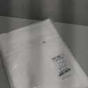 RYB HOME White Curtains Sheer - Linen Texture Sheer Window Covering, Light & Airy Translucent Panels for Bedroom Living Room Patio Glass Door, 52 inch Width x 95 inch Length, Set of 2