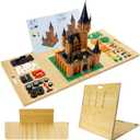 Building Baseplate Table with Storage Trays, Multi-Functional Sensory Play Table Compatible with LEGO Bricks, Large Activity Tray Board for Adults & Seniors, 41.3 x 21.6 x 0.59 inches