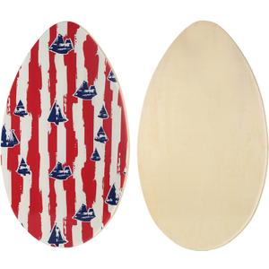 HQO LOVL 35 inch Skim Board for Kids Adults Wooden Skim Boards with High Gloss Coat for Beach Skimboards for Beginners