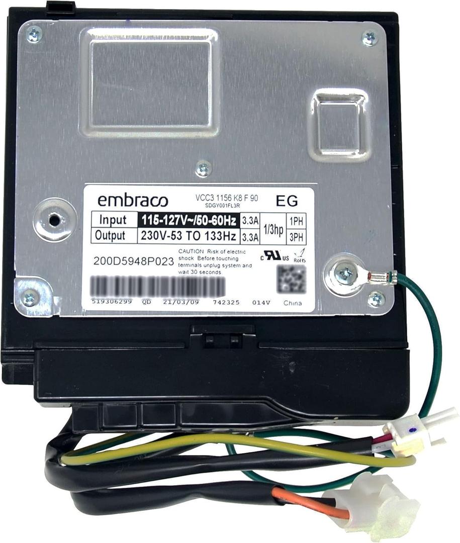 What's Up? 519306299 WR49X10283 Refrigerator Inverter Control Board for GE Refrigerators Embraco vcc3 1156 k8 f 90 AP5669522 PS6883663 2677747 WR55X10490 WR55X10685 WR55X10979 WR55X11029