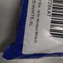 NORTHYARD Men's 7" Gym Shorts Knit Athletic Tennis Shorts for Men with Zipper Pockets for Workout Athletic Training (X-Large, White)