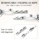 Mesime Slim Band Compatible with Apple Watch Bands 49mm 46mm 45mm 44mm 42mm 41mm 40mm 38mm for Women, Luxury Metal Bracelet Strap for iWatch Ultra 3/2/1 Series 11/10/9/8/7/6/5/4/SE/3/2/1 (Silver)