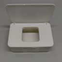 Wipes Dispenser, Wipe Holder for Baby & Adult, Seposeve Refillable Wipe Container, Keeps Wipes Fresh, Far from Dirty Wipes, Easy Open/Close Wipes Pouch Case, White