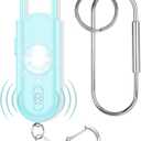 Personal Safety Alarm for Women Girls, 130dB Loud Siren with Key Chain, SOS Strobe Light, Flashlight, Double Speakers Help Kids/Elders/ Students Emergency Call, Gift for Self Defense Device (Green)