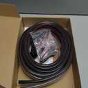 2Pcs 15 Feet Running Board Lights Sequential Amber Side Marker with White Courtesy Lights, 540 LED Extended Crew Cab Amber Led Light Strip for RV Camper Van Trailer