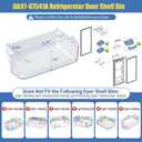 DA97-07541A Refrigerator Door Shelf Replacement Compatible with Samsung Fridge Door Bin RFG237 RFG238 Refrigerator Door Shelves Replaces AP4450181 2051070 PS4175244 Door Bin